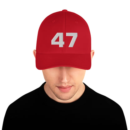 TRUMP 47 Fitted baseball Hat