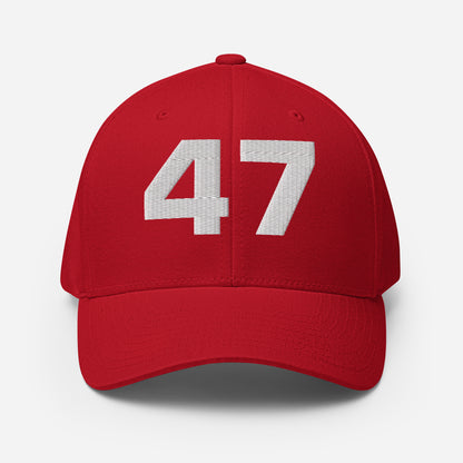 TRUMP 47 Fitted baseball Hat
