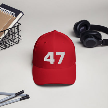 TRUMP 47 Fitted baseball Hat
