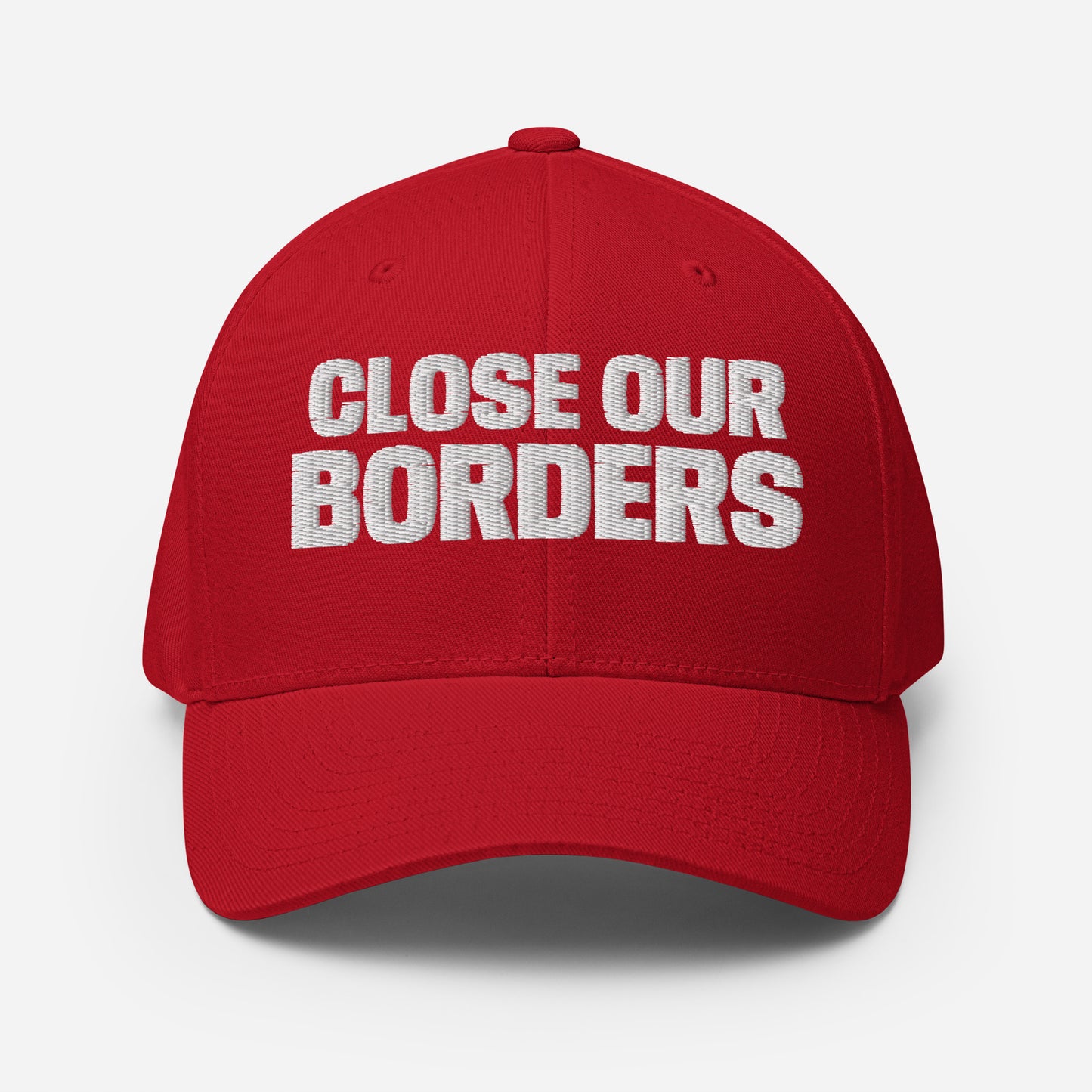 Close our Borders MAGA Embroidered Structured Twill Cap