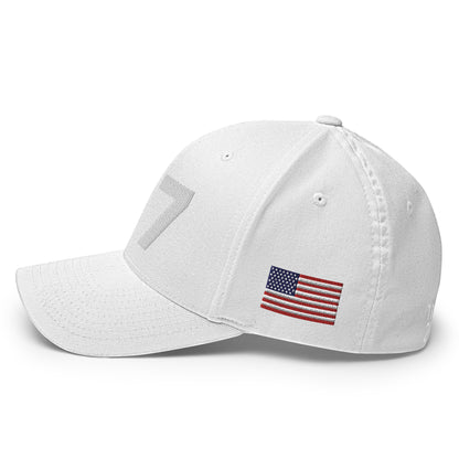 Deluxe Trump 2024 47 American Flag Fitted Structured Twill Cap