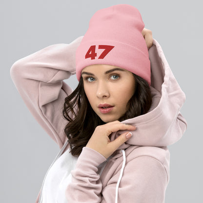 Trump 47 Knitted Beanie