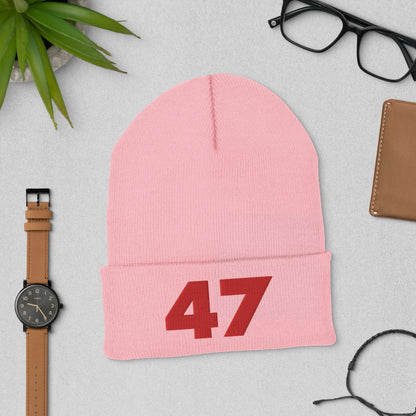 Trump 47 Knitted Beanie