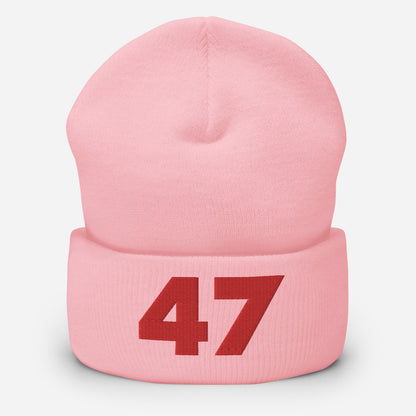 Trump 47 Knitted Beanie