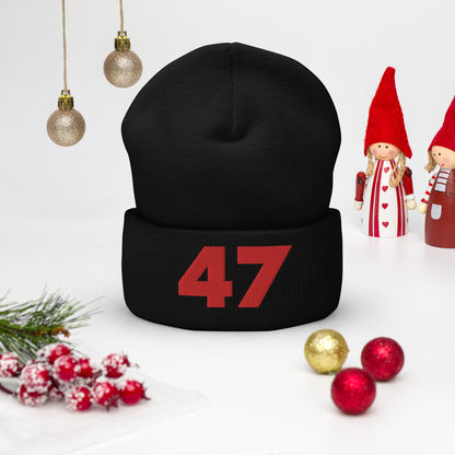 Trump 47 Knitted Beanie