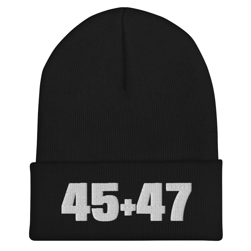 Trump 45 & 47 Original Seasonal Soft Cuffed Beanie MAGAGAStore