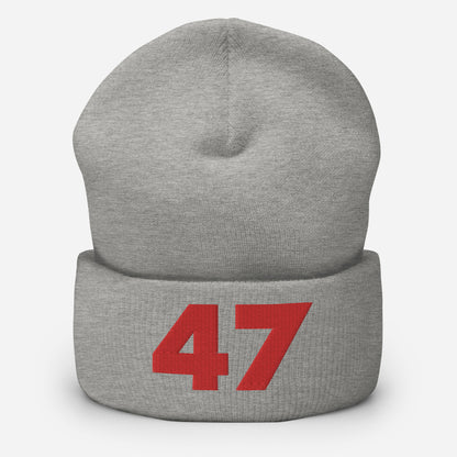 Trump 47 Knitted Beanie