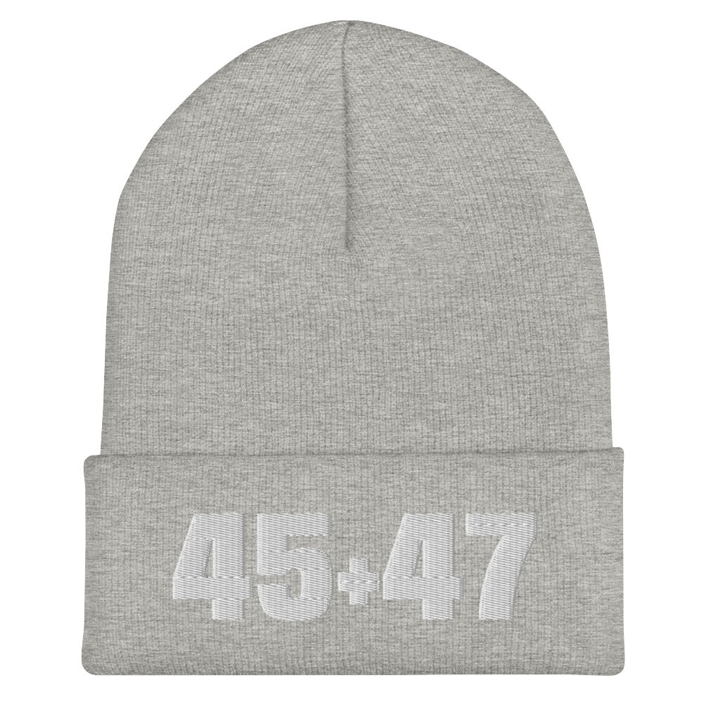 Trump 45 & 47 Original Seasonal Soft Cuffed Beanie MAGAGAStore