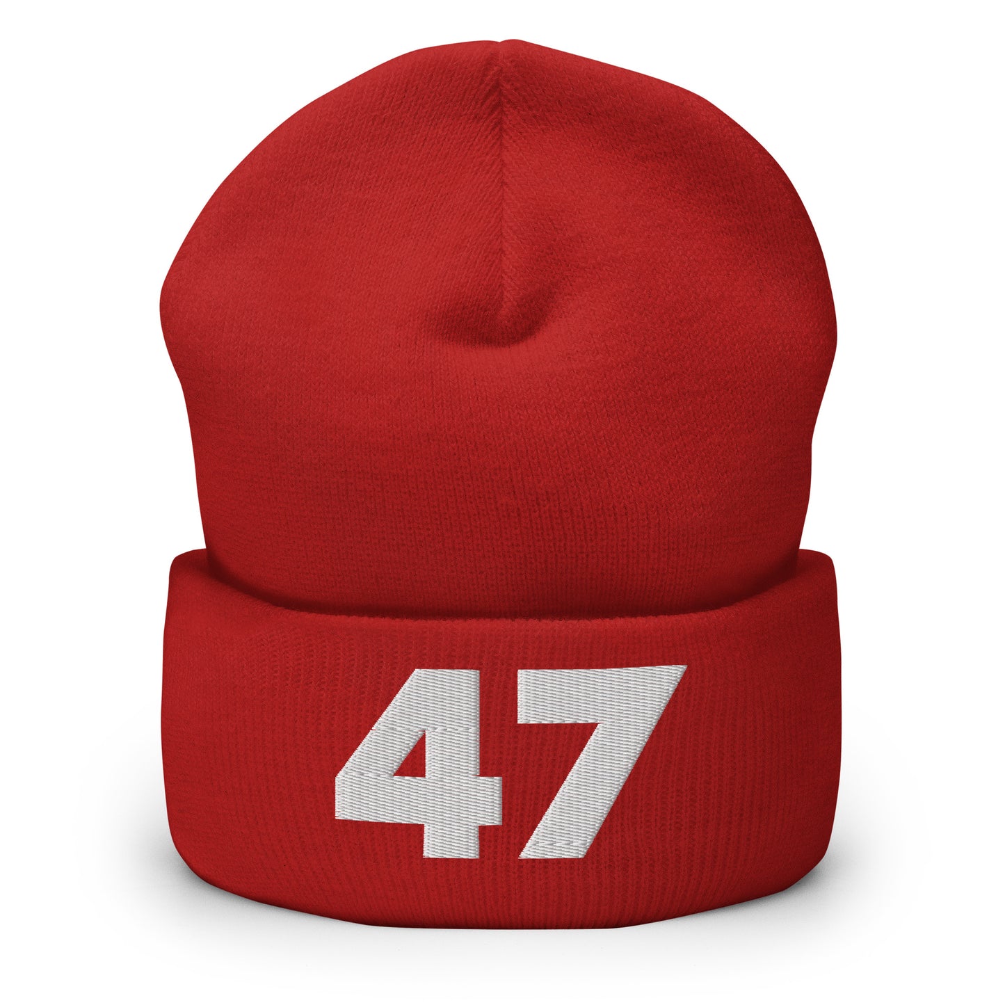 Trump 47 MAGA Rally Embroidered Cuffed Beanie