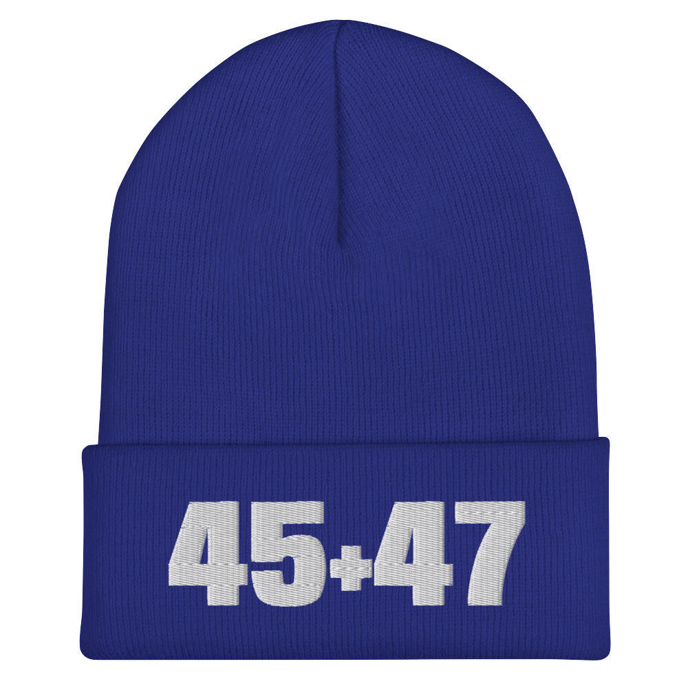 Trump 45 & 47 Original Seasonal Soft Cuffed Beanie MAGAGAStore