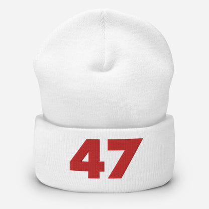 Trump 47 Knitted Beanie