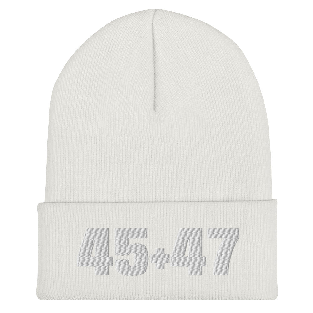 Trump 45 & 47 Original Seasonal Soft Cuffed Beanie MAGAGAStore