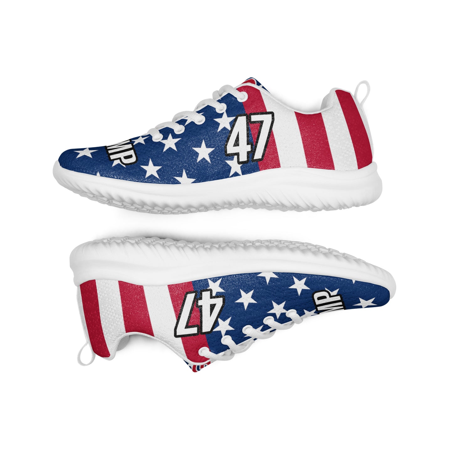 MAGA American Flag 47 Trump Men’s athletic sneaker shoes MAGAGA Store Exclusive