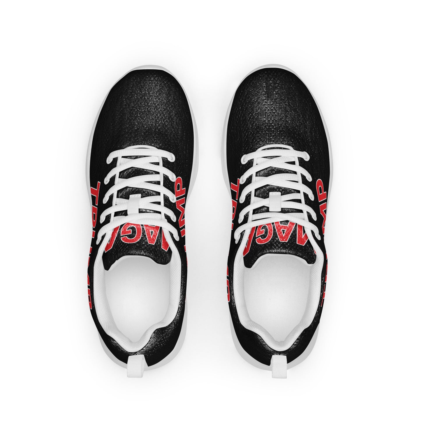 The Trump classics Black and red MAGA Men’s athletic sneaker shoes