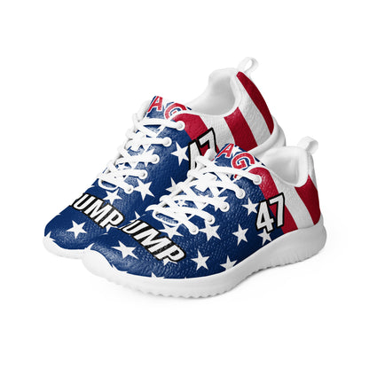 MAGA American Flag 47 Trump Men’s athletic sneaker shoes MAGAGA Store Exclusive
