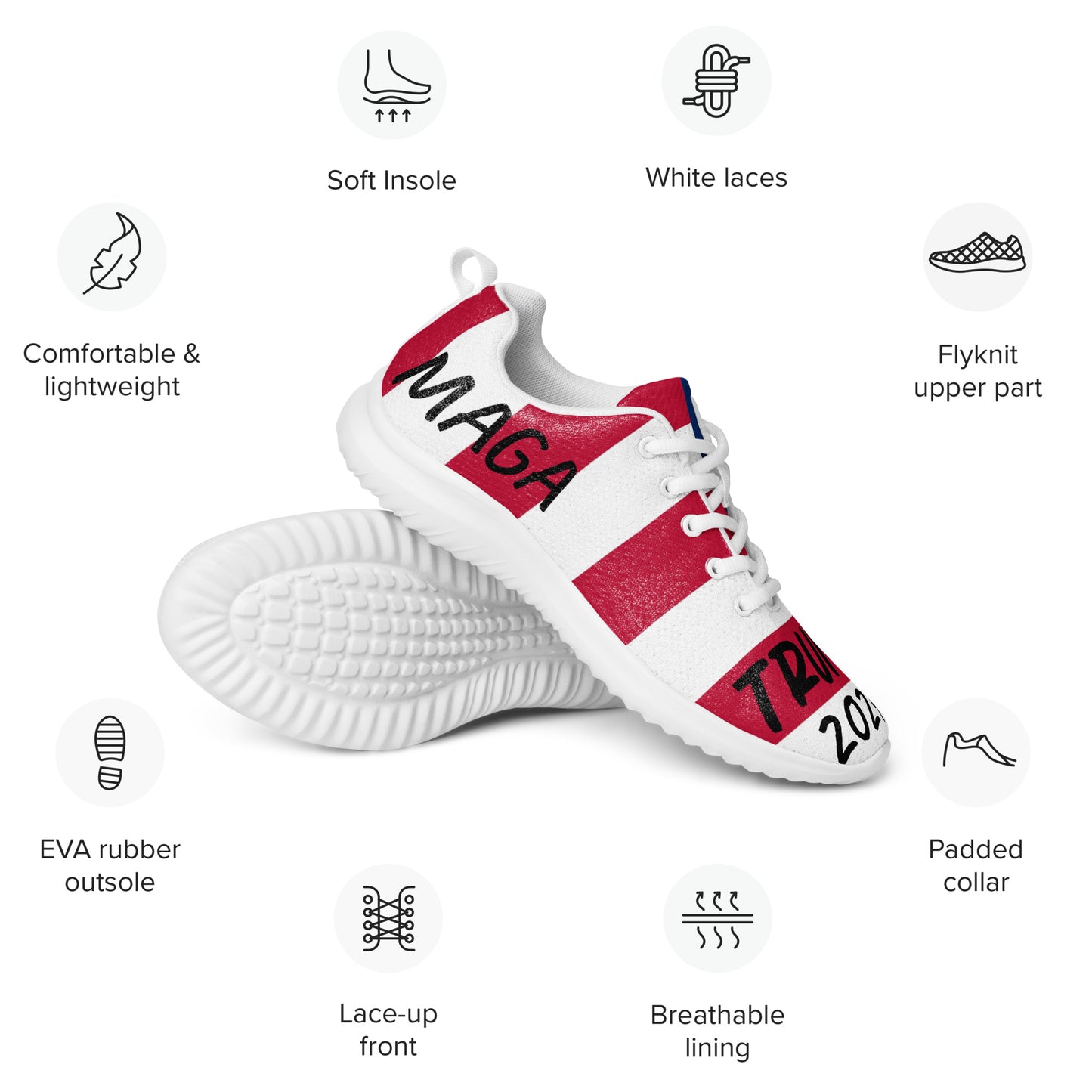 Trump 2024 America ultra MAGA comfort Women’s athletic shoes